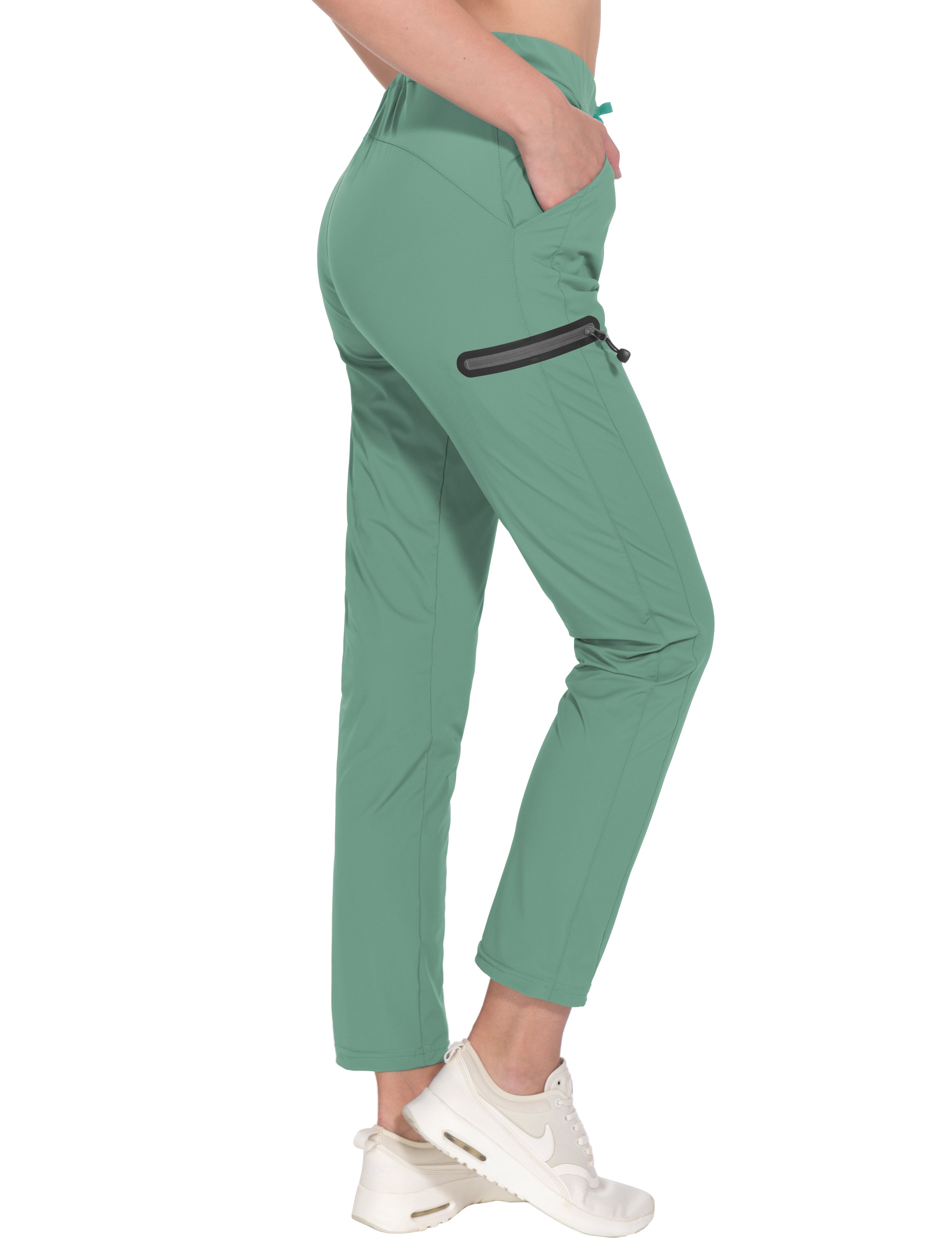 Women's Ultra-Stretch Quick Dry Lightweight Ankle Pants YZF US-DK